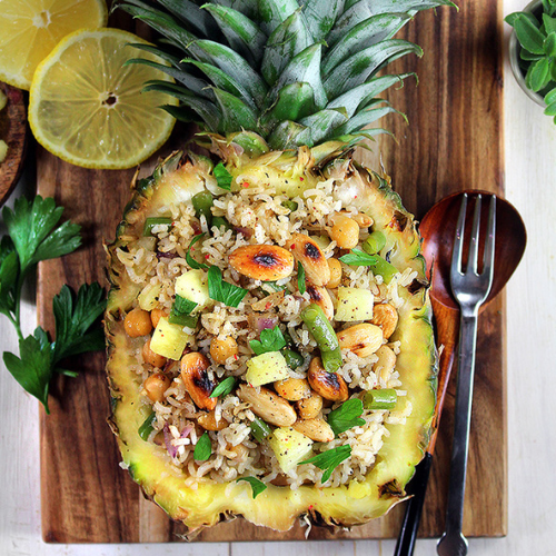 riso-ananas-mandorle-legumi-senza-glutine-vegan