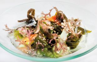 Sunomono with Seaweed and Veggies