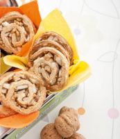 Ricotta Pinwheels with Pears and Walnuts