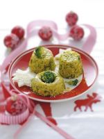 Rice Muffin with Broccoli and Smoked Seitan