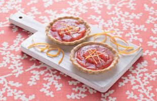 Citrus Flavored Tarts with Double Apple Juice