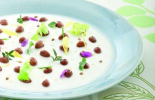 Red Beans with Scented Coconut Milk